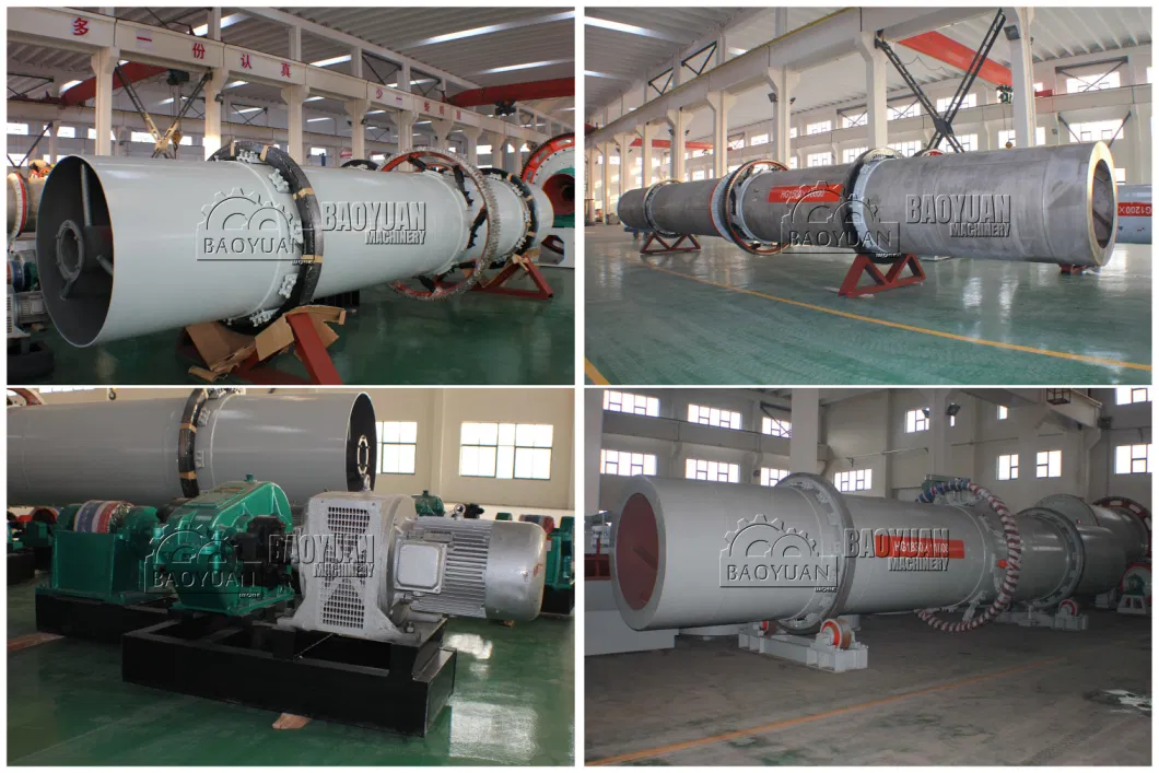 Small Industrial Biomass Grain Rotary Drum Dryer for Sale