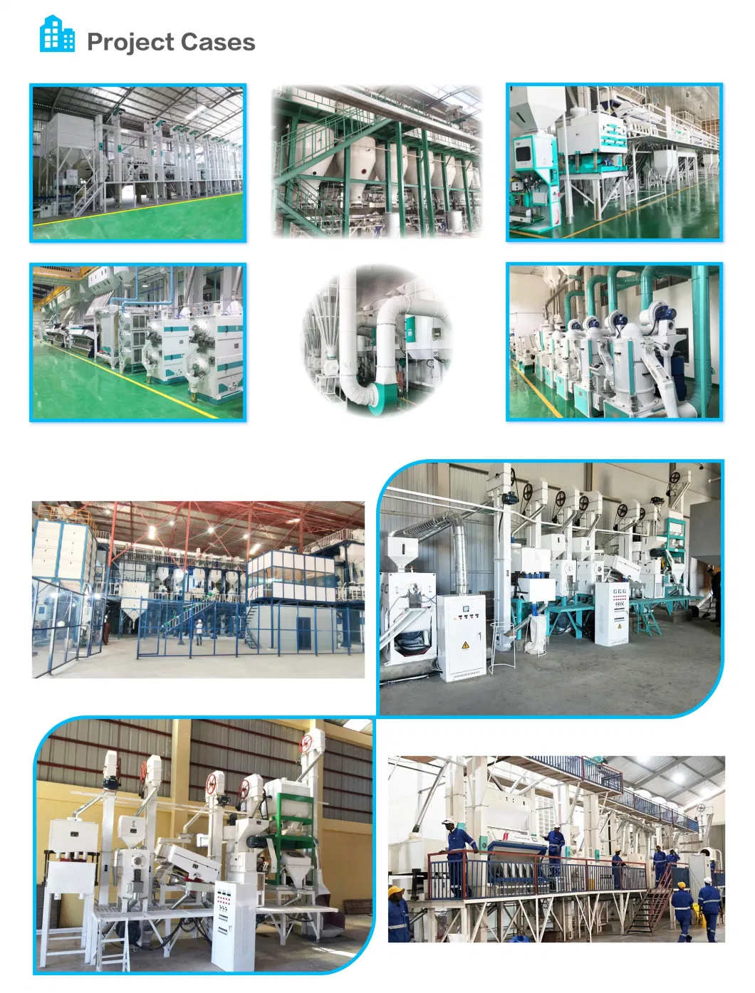 OEM/ODM Grain Processing Machinery 50tpd Integration Rice Mill Unit Rice Milling Machine