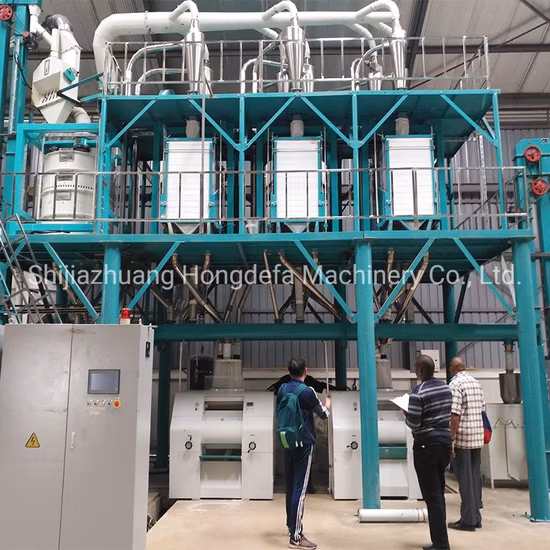 유럽 ​​표준 50ton/일 옥수수 옥수수 가루 밀